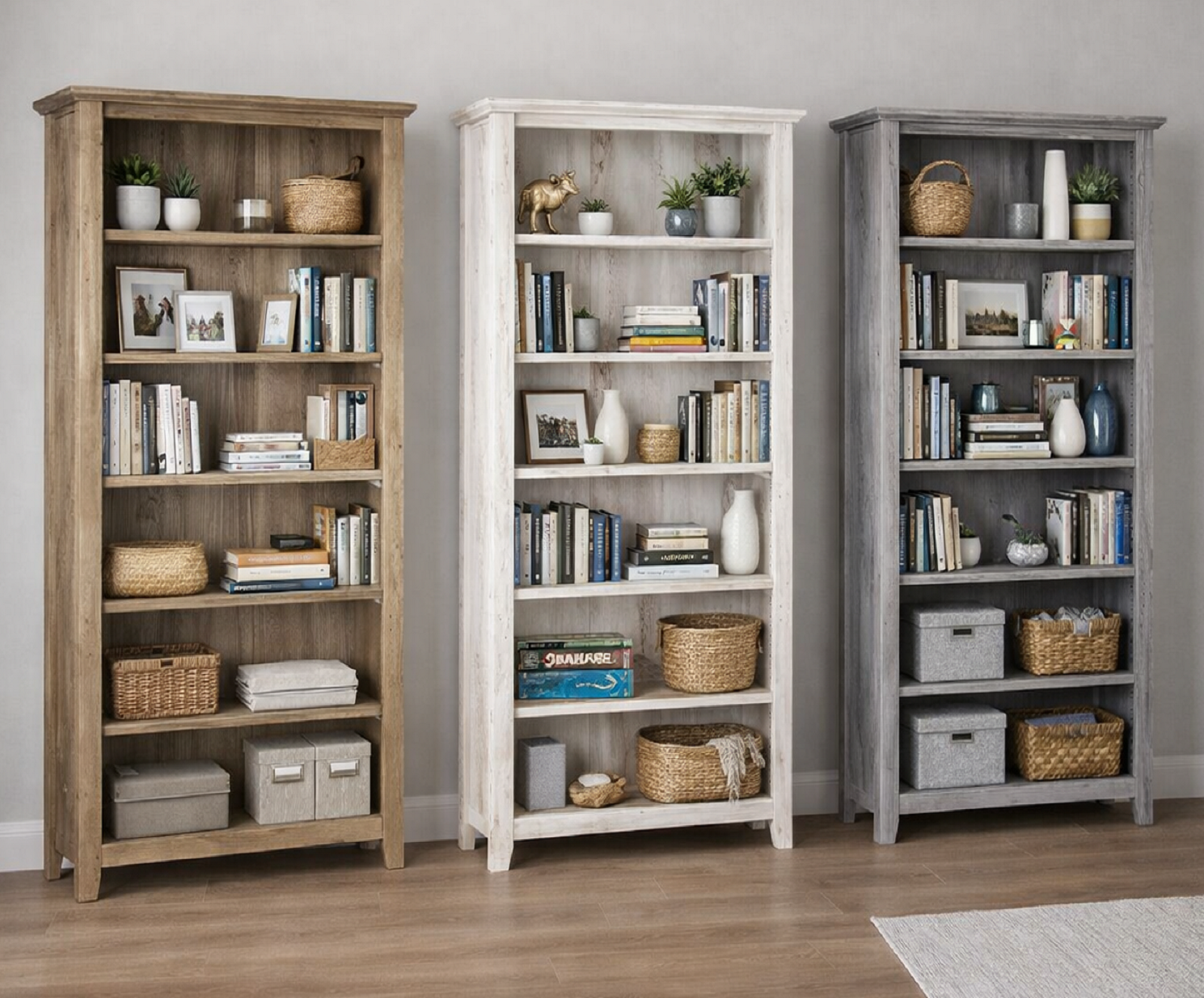 CHUNKY (AUSSIE MADE) HIGHLINE BOOKCASE COLLECTION - ASSORTED COLOURS - STARTING FROM $799