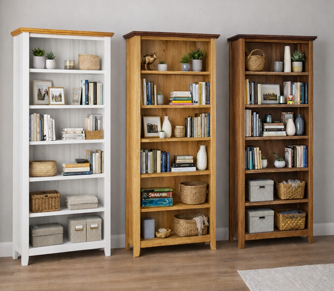 CHUNKY (AUSSIE MADE) HIGHLINE BOOKCASE COLLECTION - ASSORTED COLOURS - STARTING FROM $799