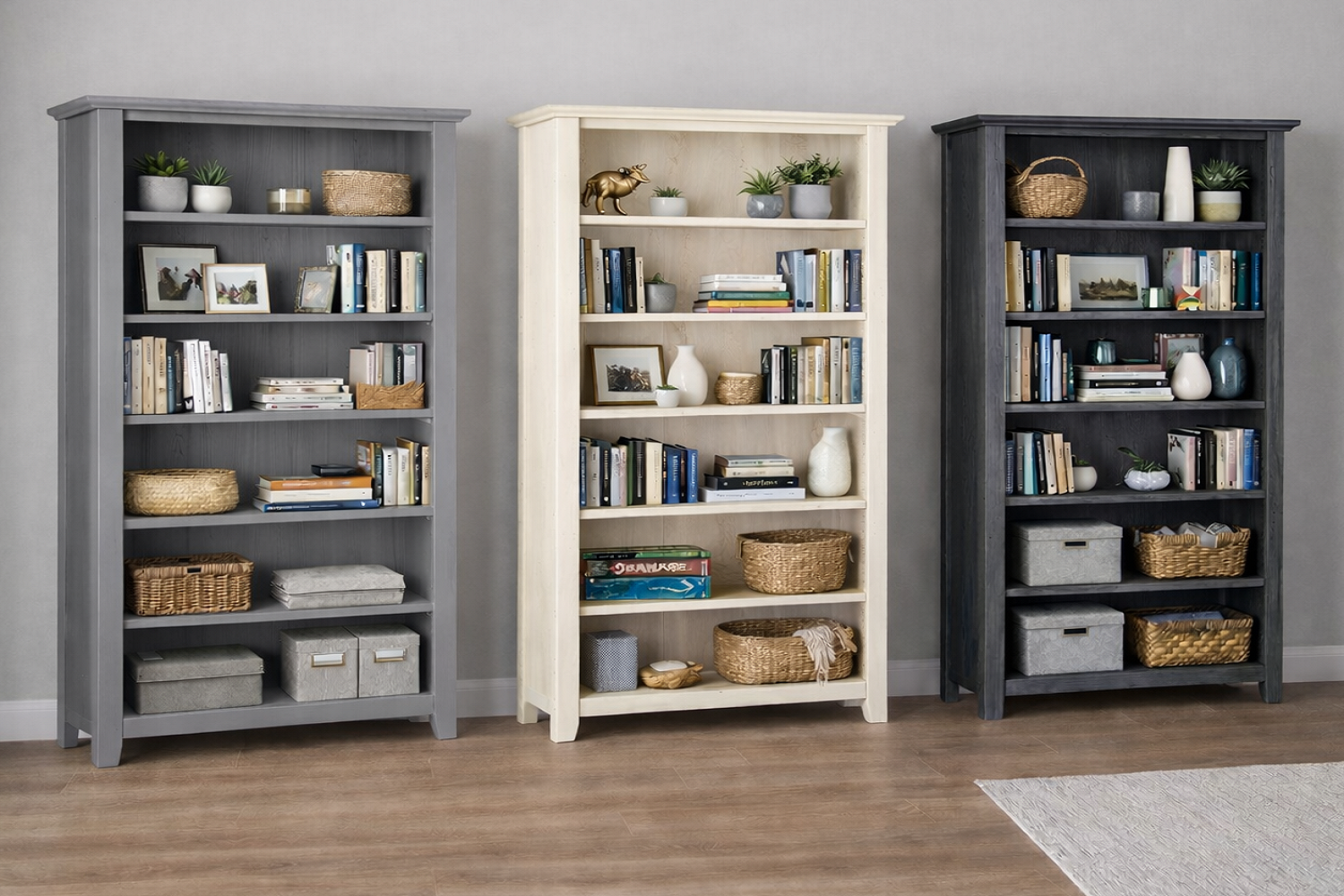 CHUNKY (AUSSIE MADE) HIGHLINE BOOKCASE COLLECTION - ASSORTED COLOURS - STARTING FROM $799