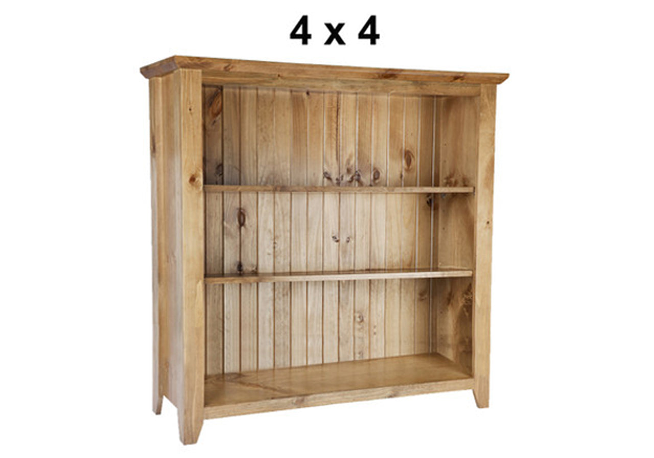 CHUNKY (AUSSIE MADE) LOWLINE BOOKCASE COLLECTION - ASSORTED STAINED COLOURS - STARTING FROM $449