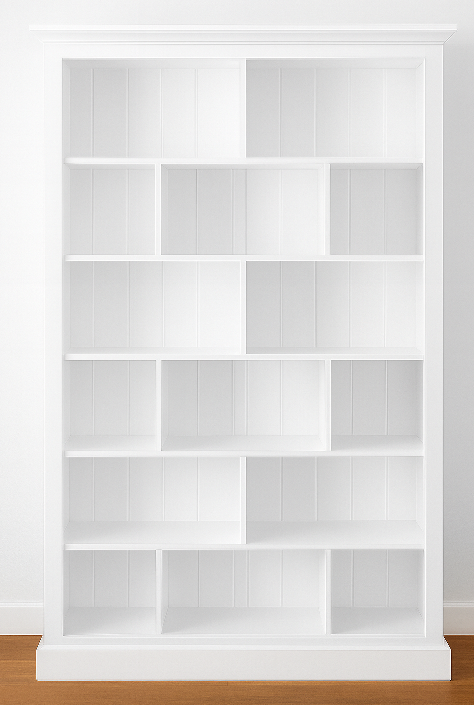 COLONIAL (AUSSIE MADE) PIGEON BOOKCASE 3 SPACE ON TOP COLLECTION - ASSORTED PAINTED COLOURS - STARTING FROM $799