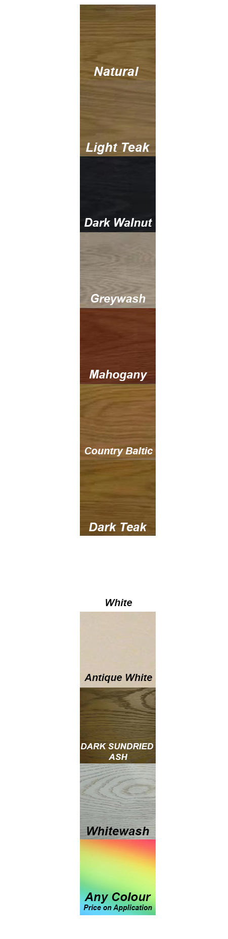 DOUBLE HAMPTONS (CUSTOM MADE) BED FRAME - ASSORTED COLOURS