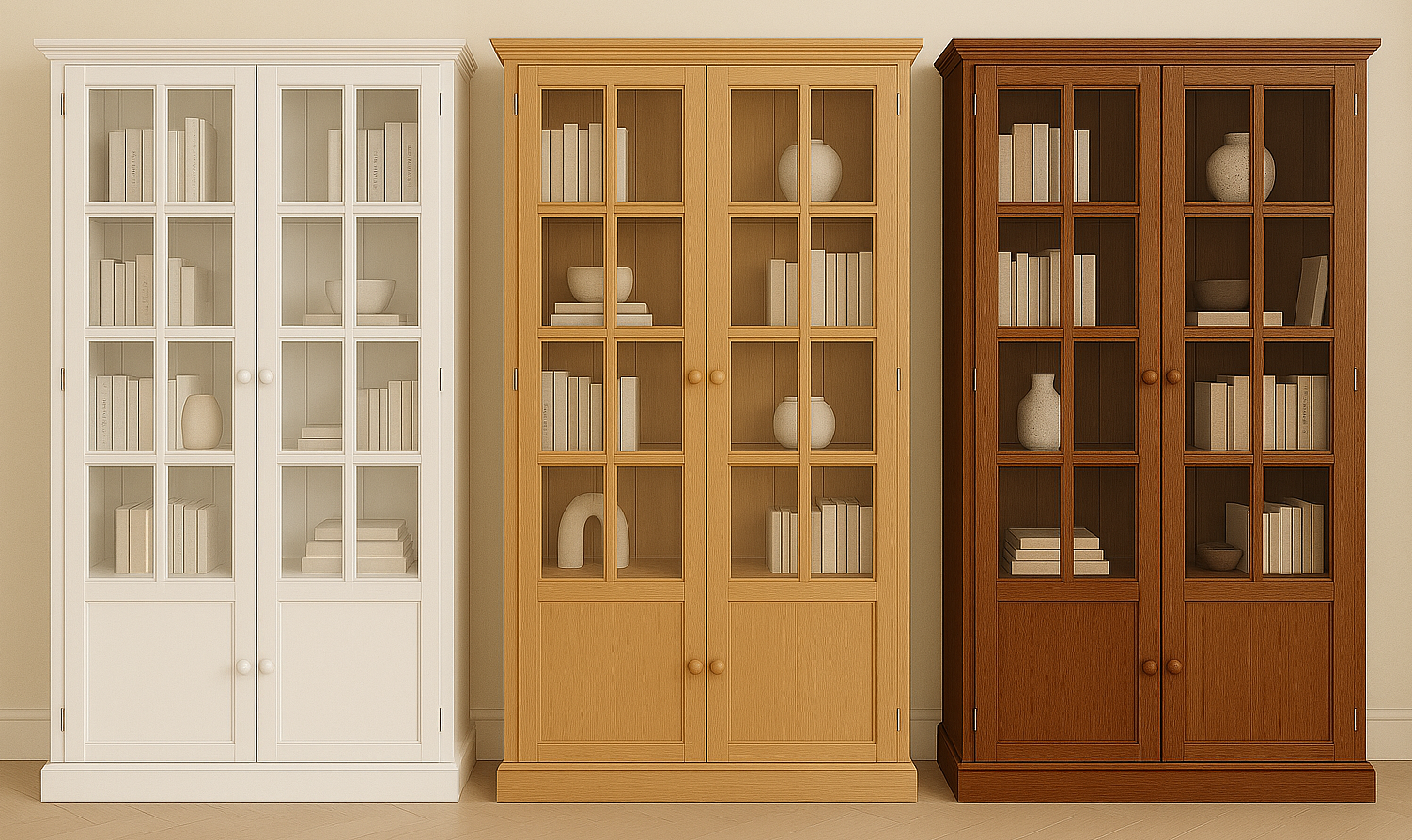 CROSSY (AUSSIE MADE) 2 DOOR LIBRARY HIGHLINE UNIT WITH BOTTOM DOORS COLLECTION - ASSORTED COLOURS - STARTING FROM $1199