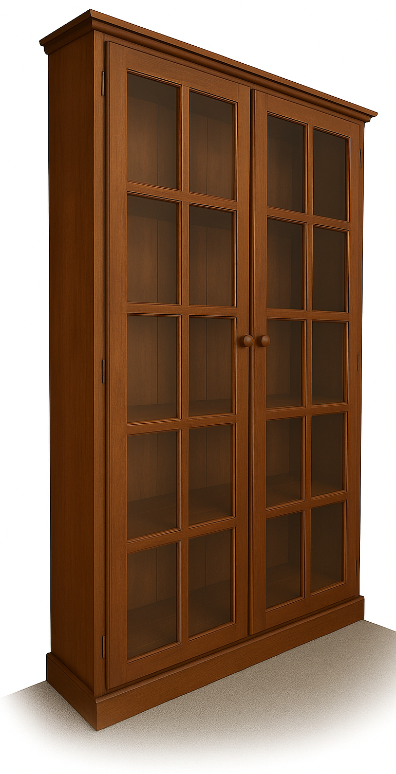 CROSSY (AUSSIE MADE) 2 DOOR LIBRARY HIGHLINE UNIT WITH FRAMED DOORS COLLECTION - ASSORTED COLOURS - STARTING FROM $1199