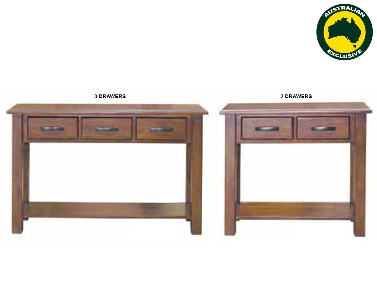 DEEONE SOFA / HALL TABLE COLLECTION - ANTIQUE OAK - STARTING FROM $499