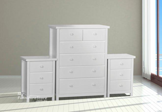 FEDERATION 3 PIECE CHEST SET - WHITE