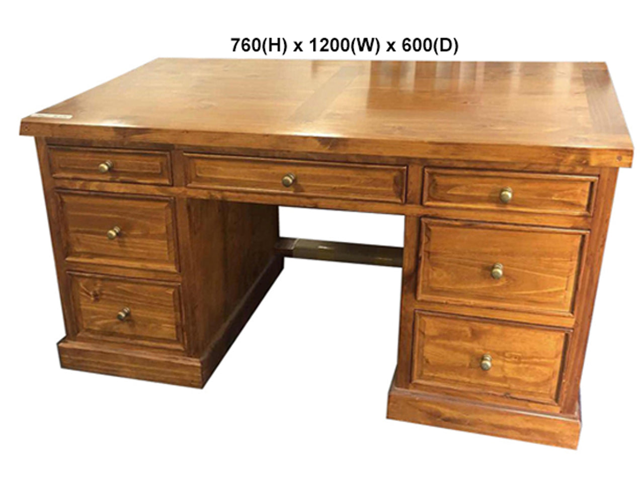 DEVLIN (AUSSIE MADE) DESK WITH PICTURE FRAME COLLECTION - ASSORTED STAINED COLOURS - STARTING FROM $1499