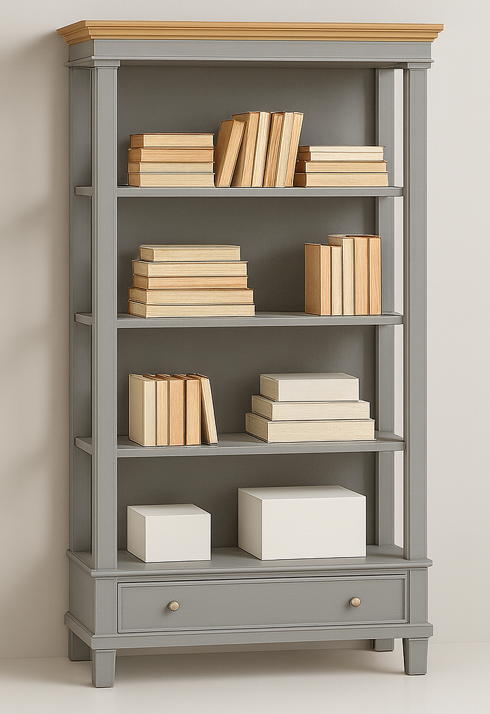 DOLLY (AUSSIE MADE) HIGHLINE BOOKCASE WITH DRAWERS COLLECTION - ASSORTED COLOURS - STARTING FROM $999