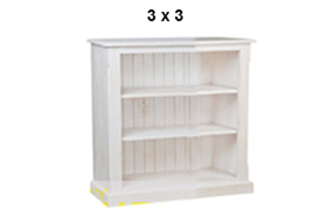 DRAGON (AUSSIE MADE) LOWLINE WITH 70mm FACINGS BOOKCASE COLLECTION - ASSORTED PAINTED COLOURS - STARTING FROM $599