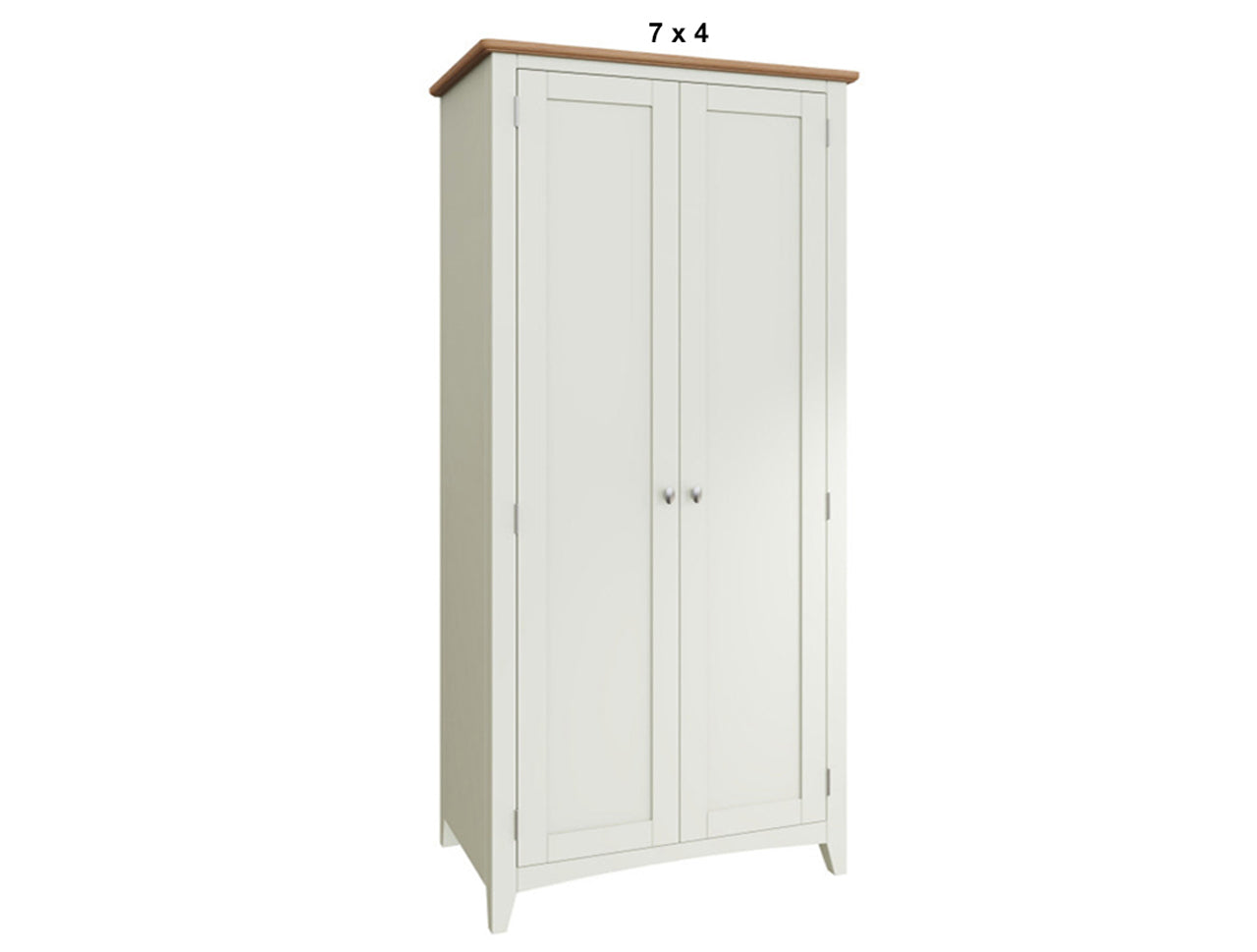 EMMETT (AUSSIE MADE) 2 DOOR FULL HANGING WARDROBE WITH HAT RACK COLLECTION - TASSIE OAK COMBINATION - ASSORTED STAINED / PAINTED COLOURS - STARTING FROM $1499