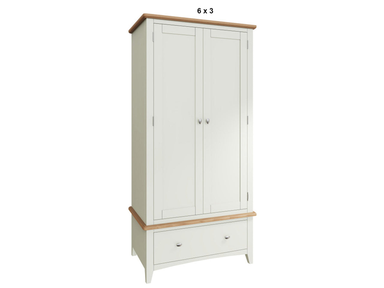 EMMETT (AUSSIE MADE) 2 DOOR / 1 DRAWER WARDROBE COLLECTION - TASSIE OAK COMBINATION - ASSORTED PAINTED / STAINED COLOURS - STARTING FROM $1699