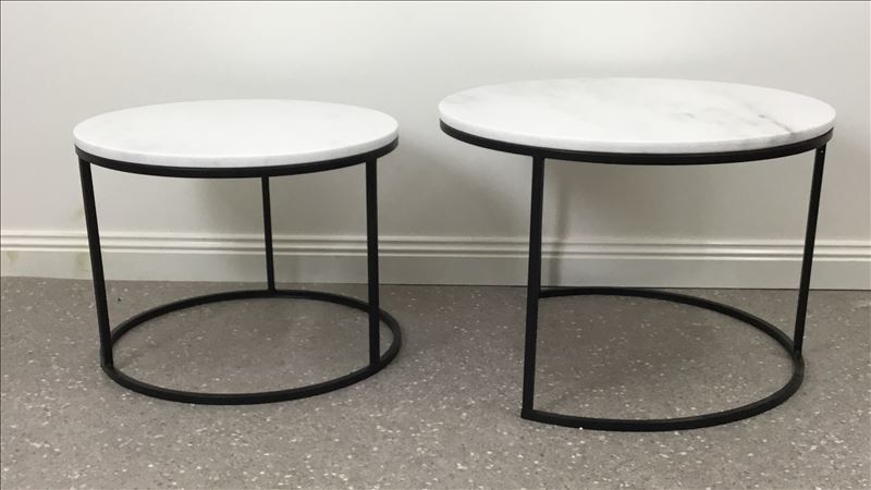 ENTERPRISE (E144468) COFFEE TABLE (SET OF 2) -  600(DIA) - MATTE BLACK