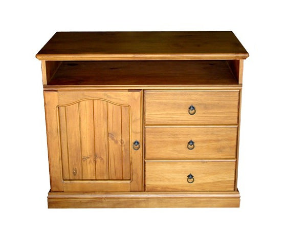 MEMPHIS 1 DOOR 3 DRAWER TV ENTERTAINMENT UNIT (ENT153) - ASSORTED COLORS