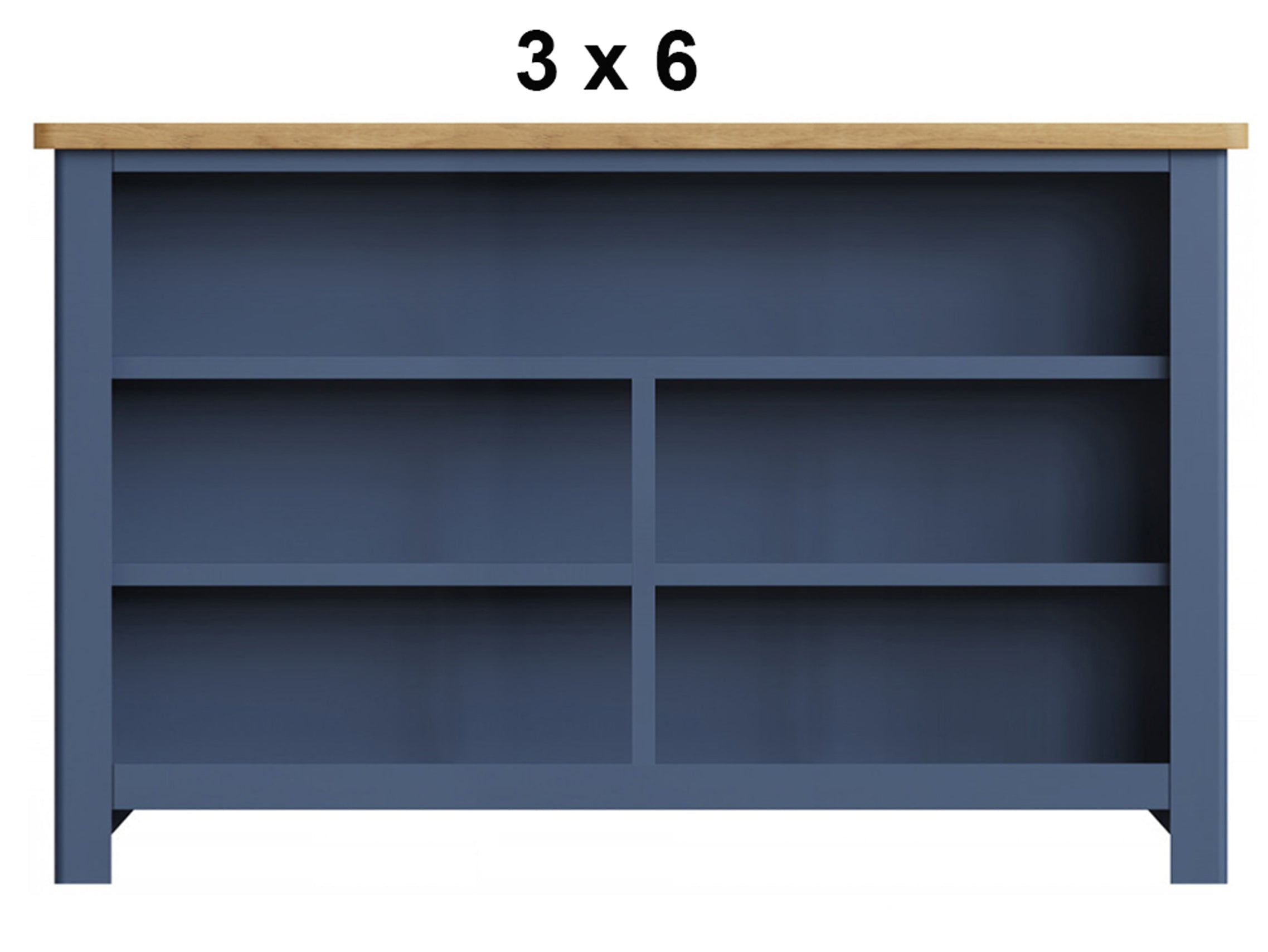 EDEN (AUSSIE MADE) LOWLINE BOOKCASE COLLECTION - ASSORTED PAINTED COLOURS - STARTING FROM $599