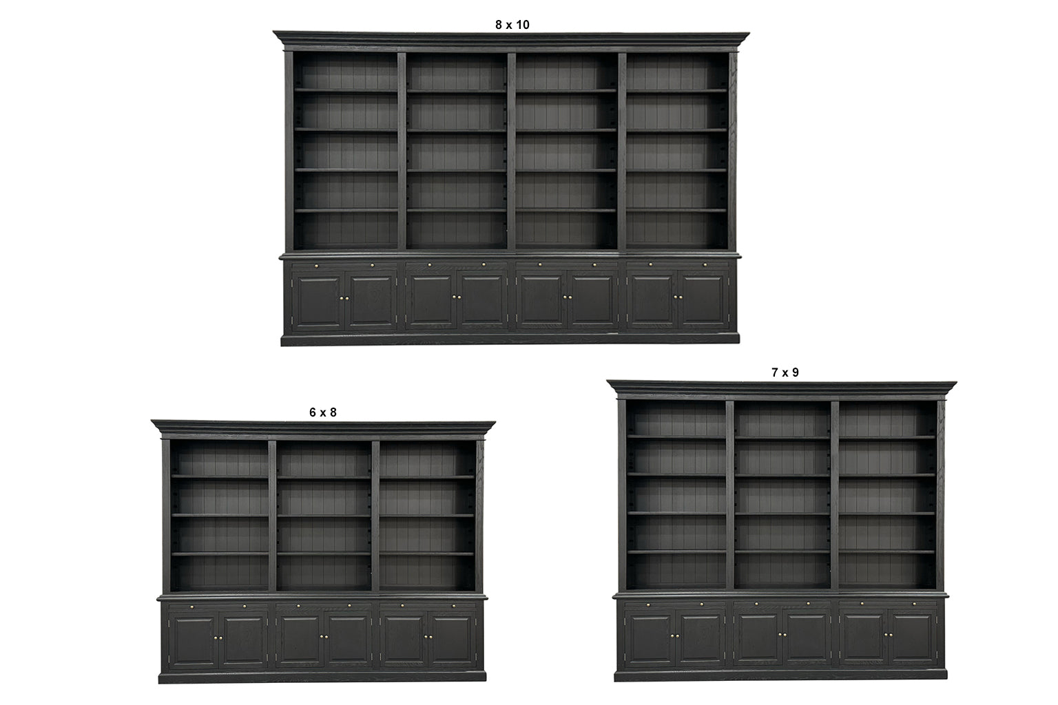 EIFFEL (AUSSIE MADE) BOOKCASE COLLECTION - ASSORTED STAINED COLOURS - STARTING FROM $4499