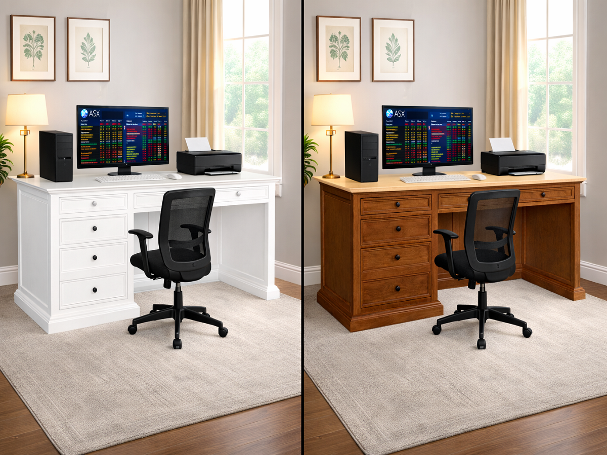 EIFFEL (AUSSIE MADE) 6 DRAWER DESK WITH FILING DRAWERS COLLECTION - ASSORTED COLOURS - STARTING FROM $1999 (Copy)