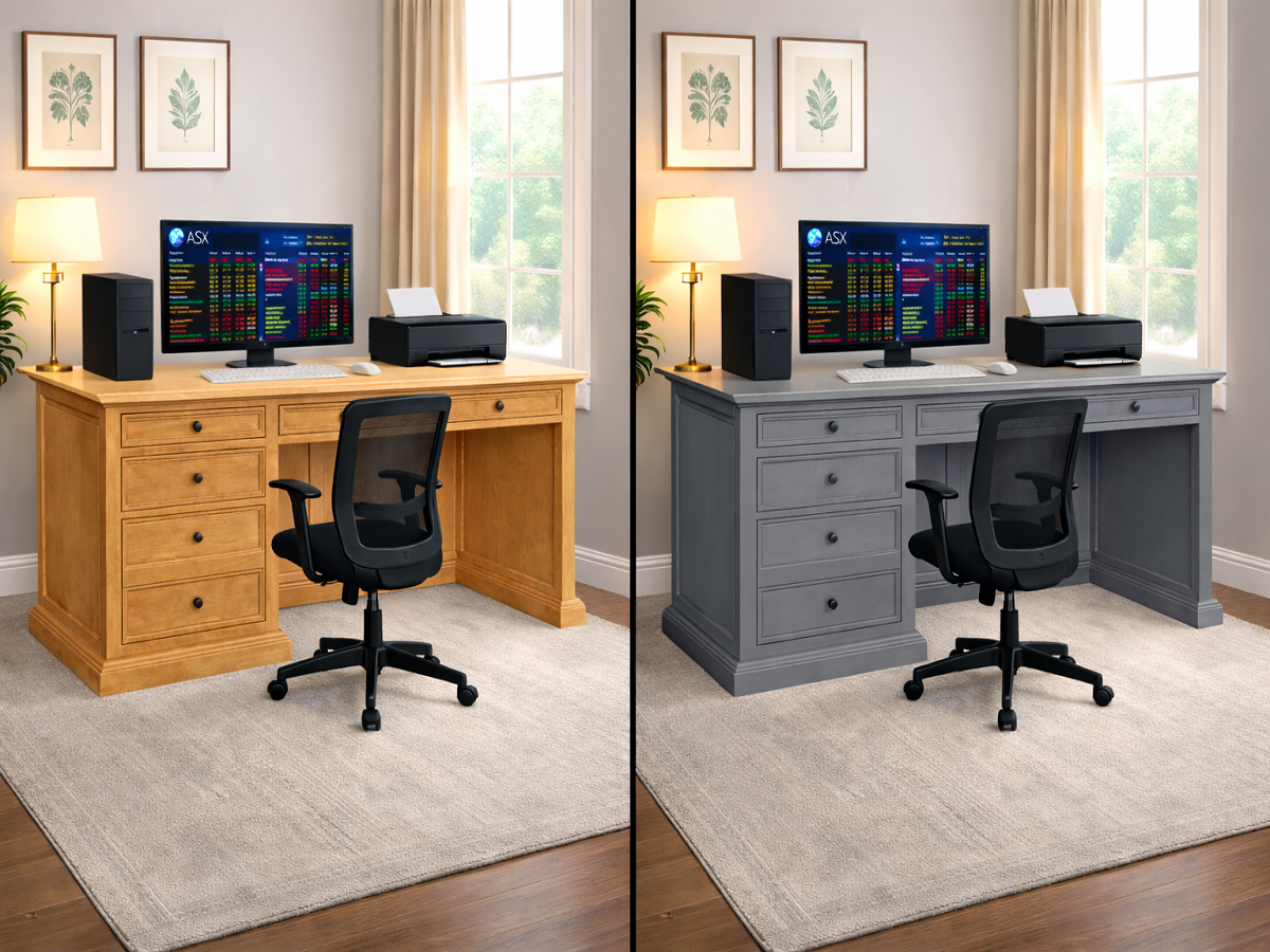 EIFFEL (AUSSIE MADE) 6 DRAWER DESK WITH FILING DRAWERS COLLECTION - ASSORTED COLOURS - STARTING FROM $1999 (Copy)