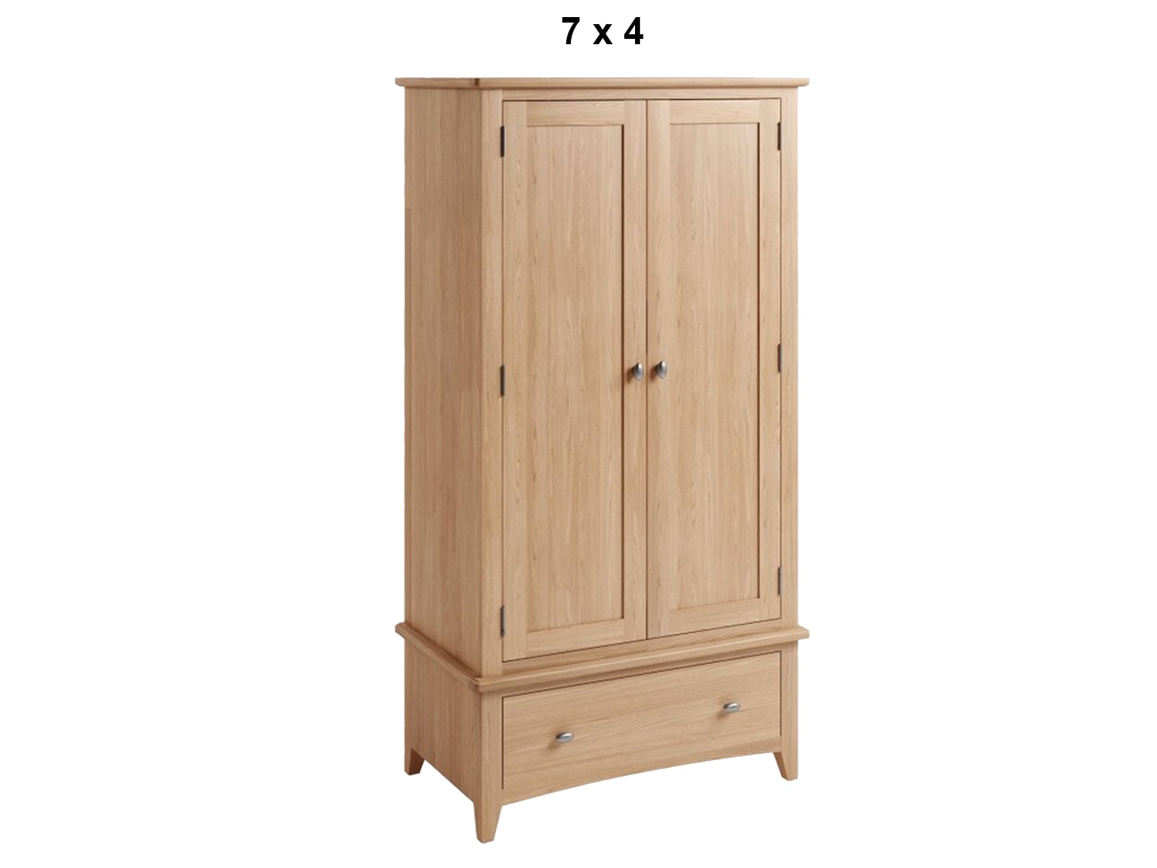 ELEGANCE (AUSSIE MADE) 2 DOOR WARDROBE COLLECTION - TASSIE OAK COMBINATION - ASSORTED STAINED COLOURS - STARTING FROM $1799