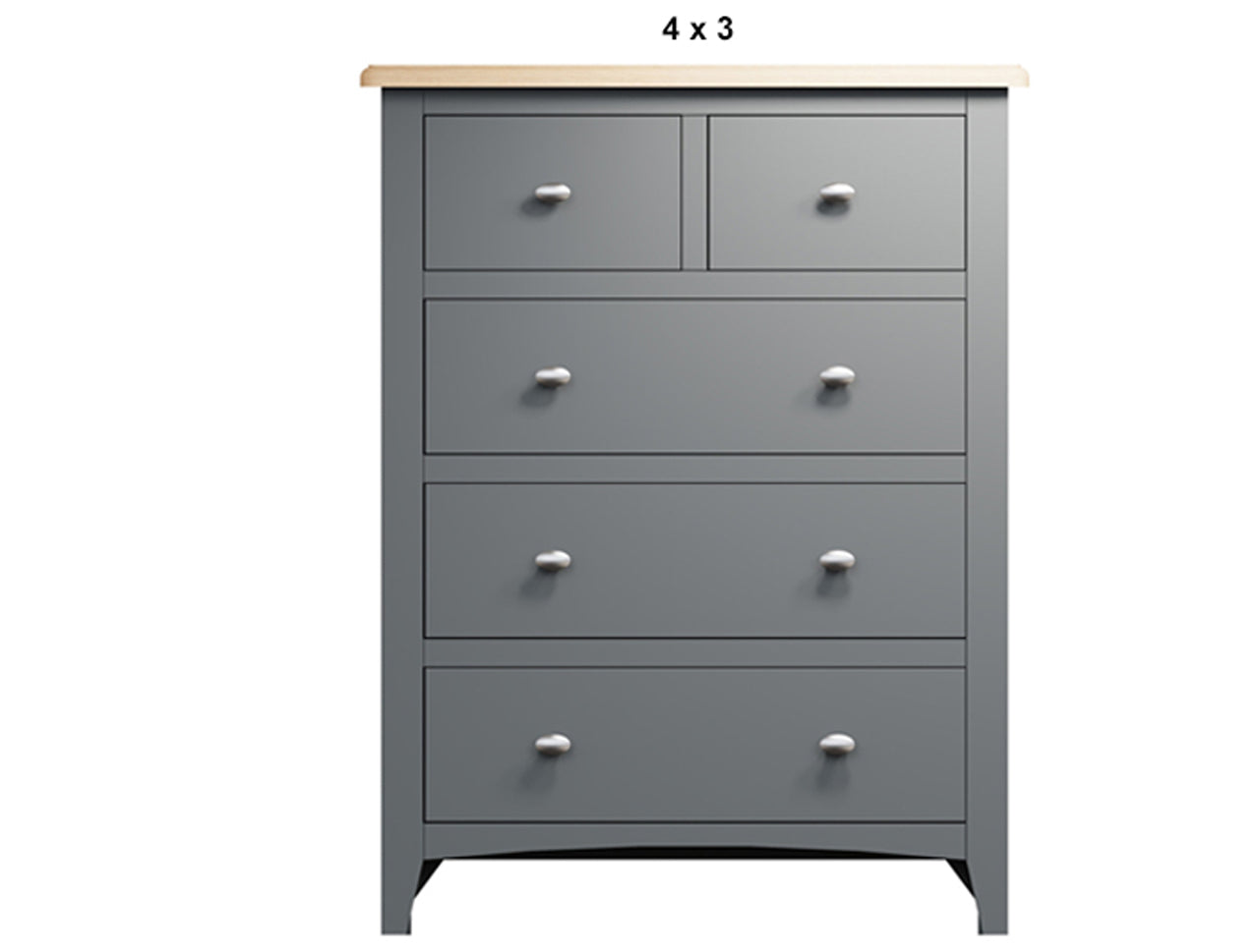 EMMETT (AUSSIE MADE) TALLBOY COLLECTION - TASSIE OAK COMBINATION - ASSORTED PAINTED / STAINED COLOURS - STARTING FROM $1299