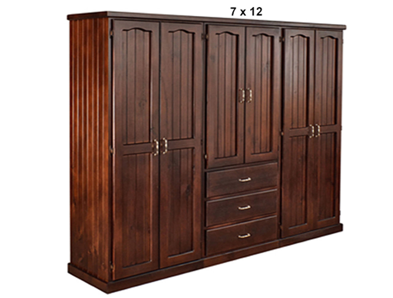 EMPIRE (AUSSIE MADE) LARGE MULTIROBE WITH 6 DOORS / 3 DRAWERS COLLECTION - ASSORTED STAINED COLOURS - STARTING FROM $2299