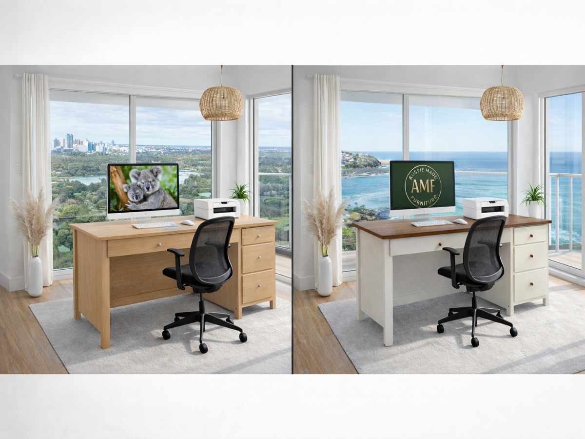 EMPRESS (AUSSIE MADE) DESK COLLECTION - ASSORTED COLOURS - STARTING FROM $999