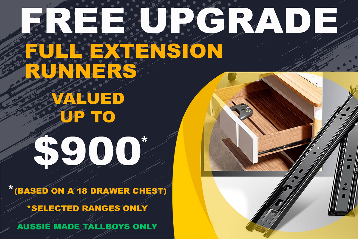 EIFFEL (AUSSIE MADE) 6 DRAWER DESK WITH FILING DRAWERS COLLECTION - ASSORTED COLOURS - STARTING FROM $1999 (Copy)