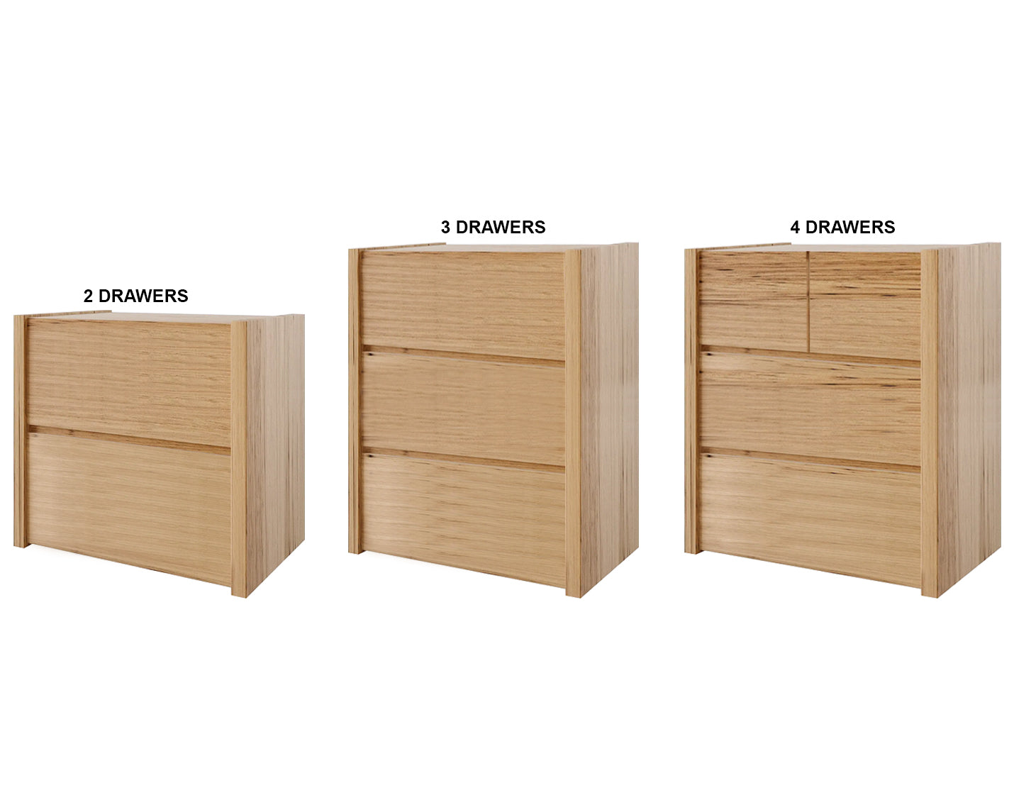 AVALON (AUSSIE MADE) BEDSIDE TABLE COLLECTION - ASSORTED STAINED COLOURS