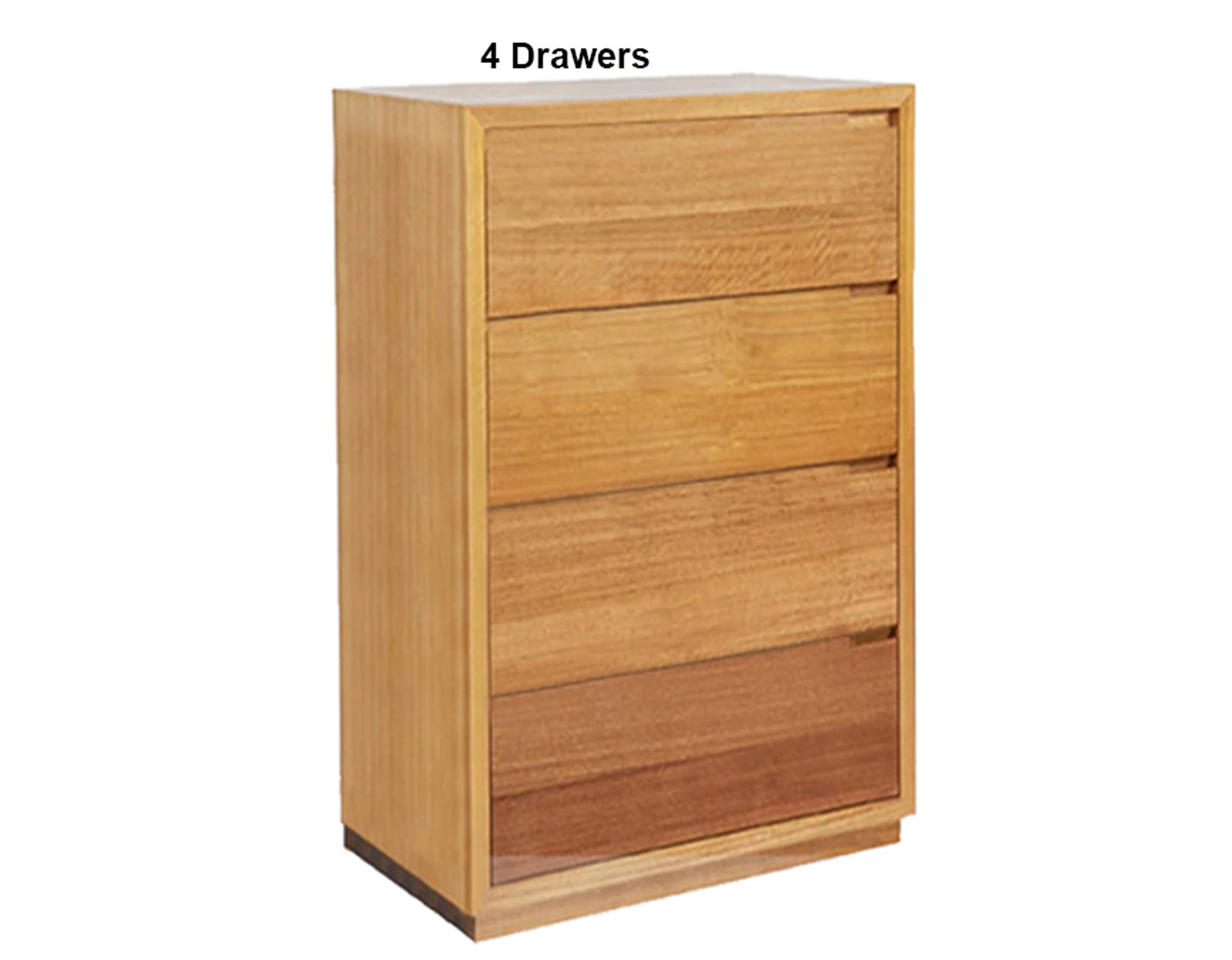 LINCOLN (AUSSIE MADE) NARROWBOY / LINGERIE CHEST - TASSIE OAK COMBINATION - ASSORTED STAINED COLOURS