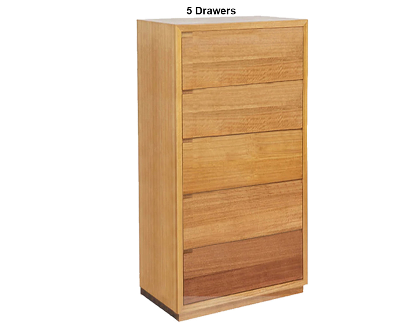 LINCOLN (AUSSIE MADE) NARROWBOY / LINGERIE CHEST - TASSIE OAK COMBINATION - ASSORTED STAINED COLOURS