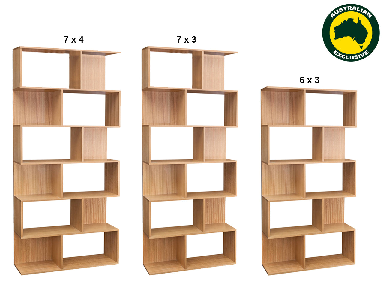 FRANKIE (AUSSIE MADE) ROOM DIVIDER COLLECTION - TASSIE OAK COMBINATION - ASSORTED STAINED COLOURS - STARTING FROM $1099