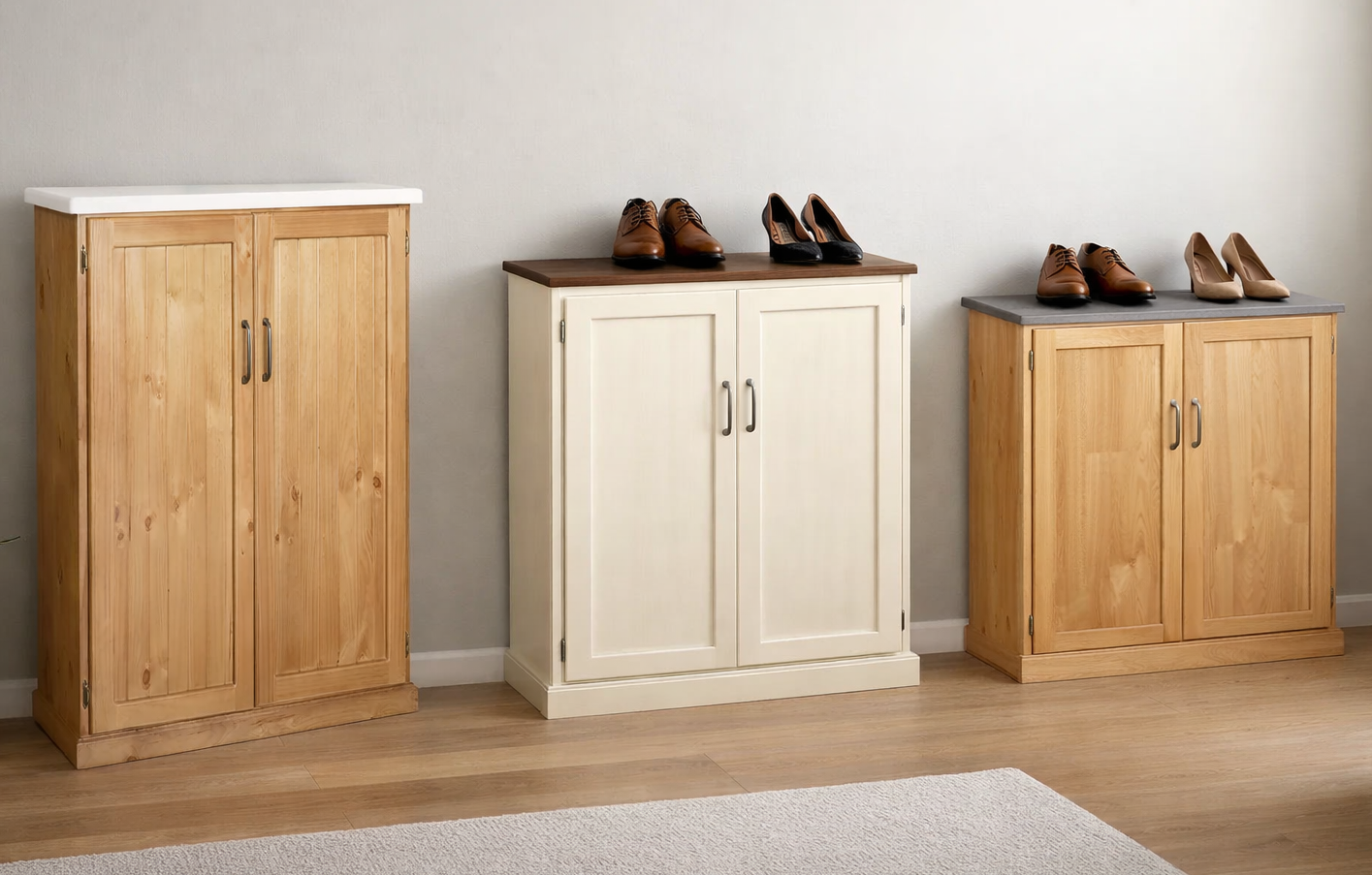 GREELEY (AUSSIE MADE) SHOE CABINET COLLECTION - ASSORTED COLOURS - STARTING FROM $899