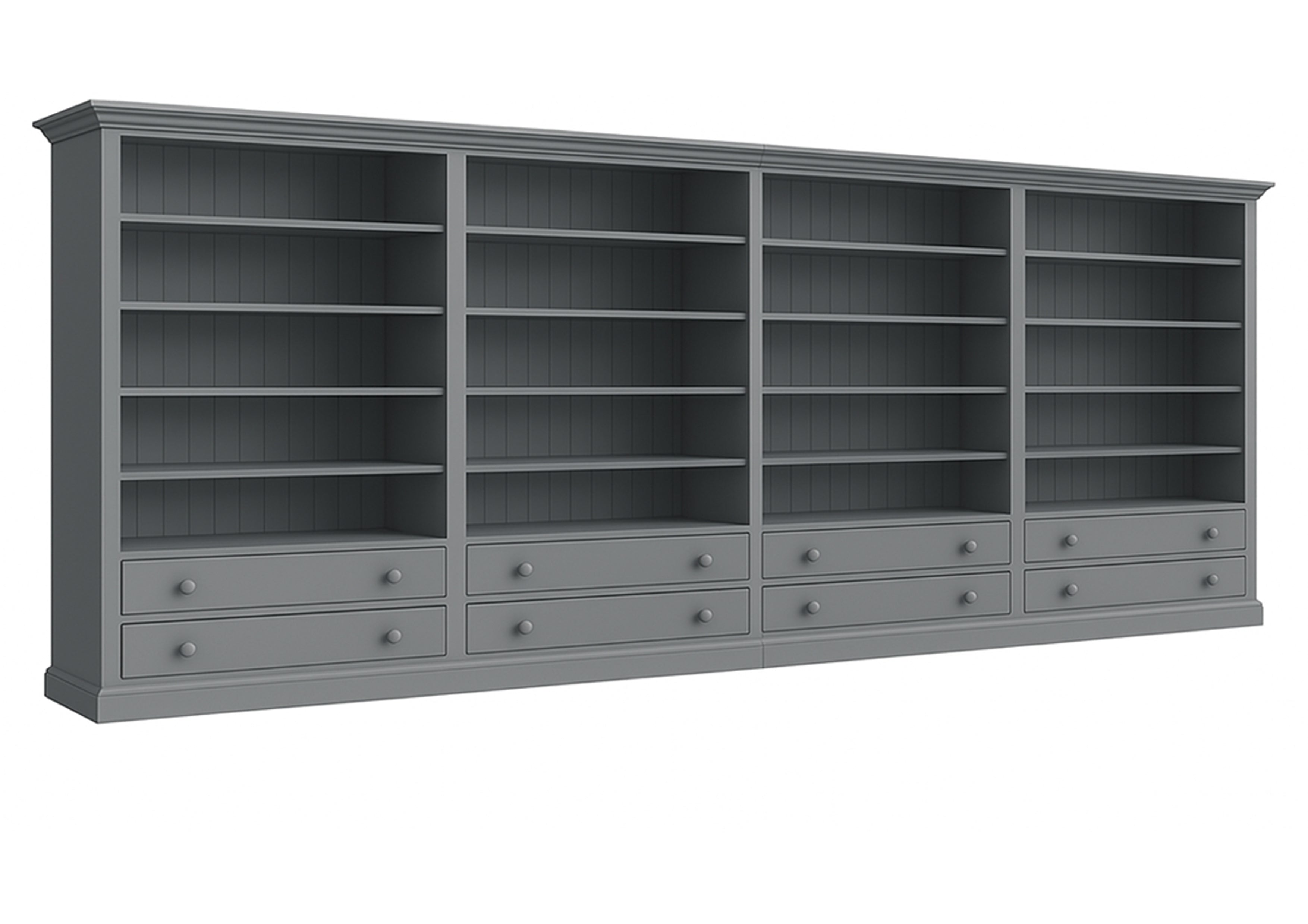 BAYSIDE (AUSSIE MADE) BOOKCASE WITH DRAWER COLLECTION - ASSORTED PAINTED COLOURS - STARTING FROM $1499