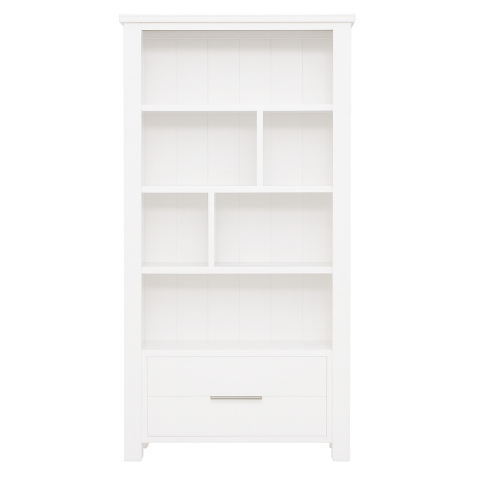 MONAVALE (AUSSIE MADE) HIGHLINE BOOKCASE WITH DRAWER COLLECTION - ASSORTED COLOURS - STARTING FROM $899
