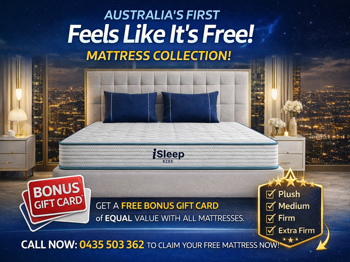 I-SLEEPEEZEE (HYBRID - AUSSIE DESIGN IMPORTED) TIGHT TOP BONNELL SPRING MATTRESS WITH  360 DEGREE EDGE SUPPORTS COLLECTION - FEEL: FIRM / MEDIUM / PLUSH - STARTING FROM $250