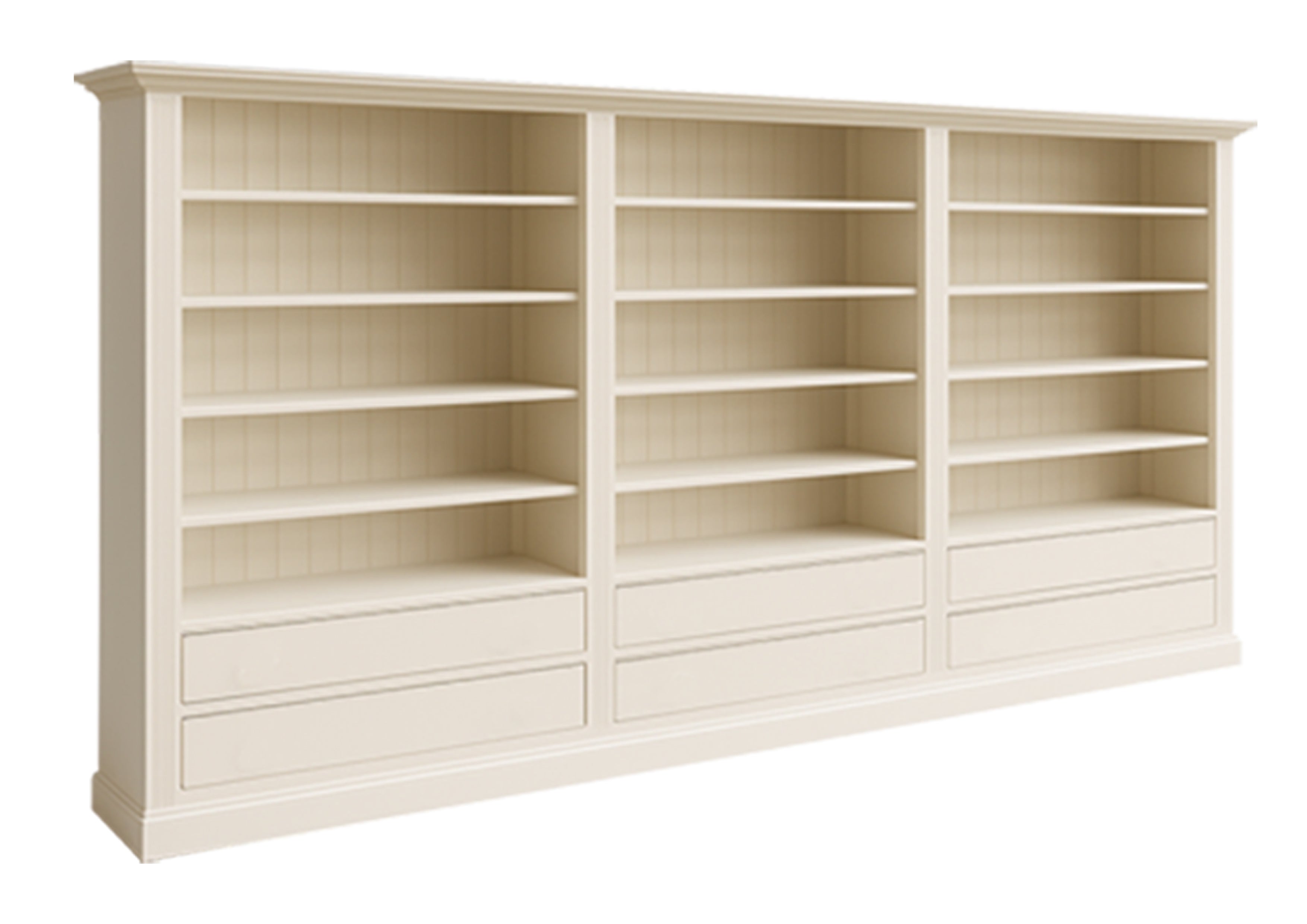 BAYSIDE (AUSSIE MADE) BOOKCASE WITH DRAWER COLLECTION - ASSORTED PAINTED COLOURS - STARTING FROM $1499
