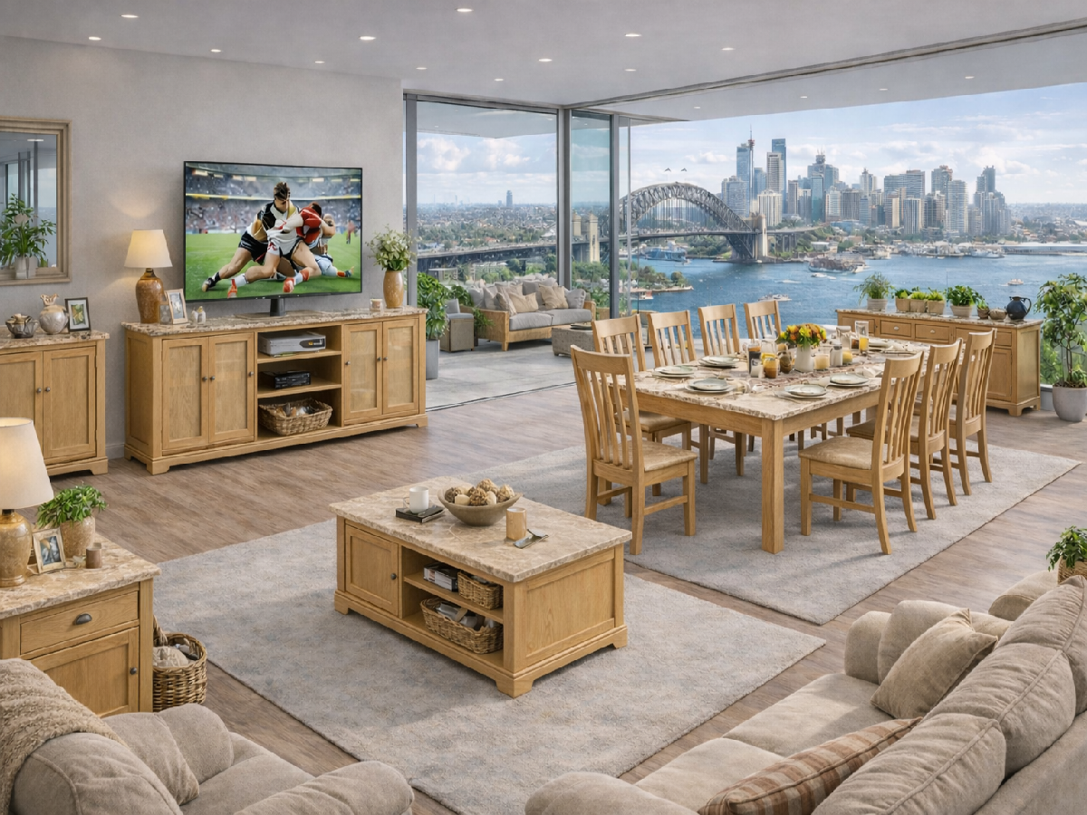 JOE (AUSSIE MADE) MARBLE & TIMBER DINING AND LIVING COLLECTION - ASSORTED COLOURS - STARTING FROM $9999