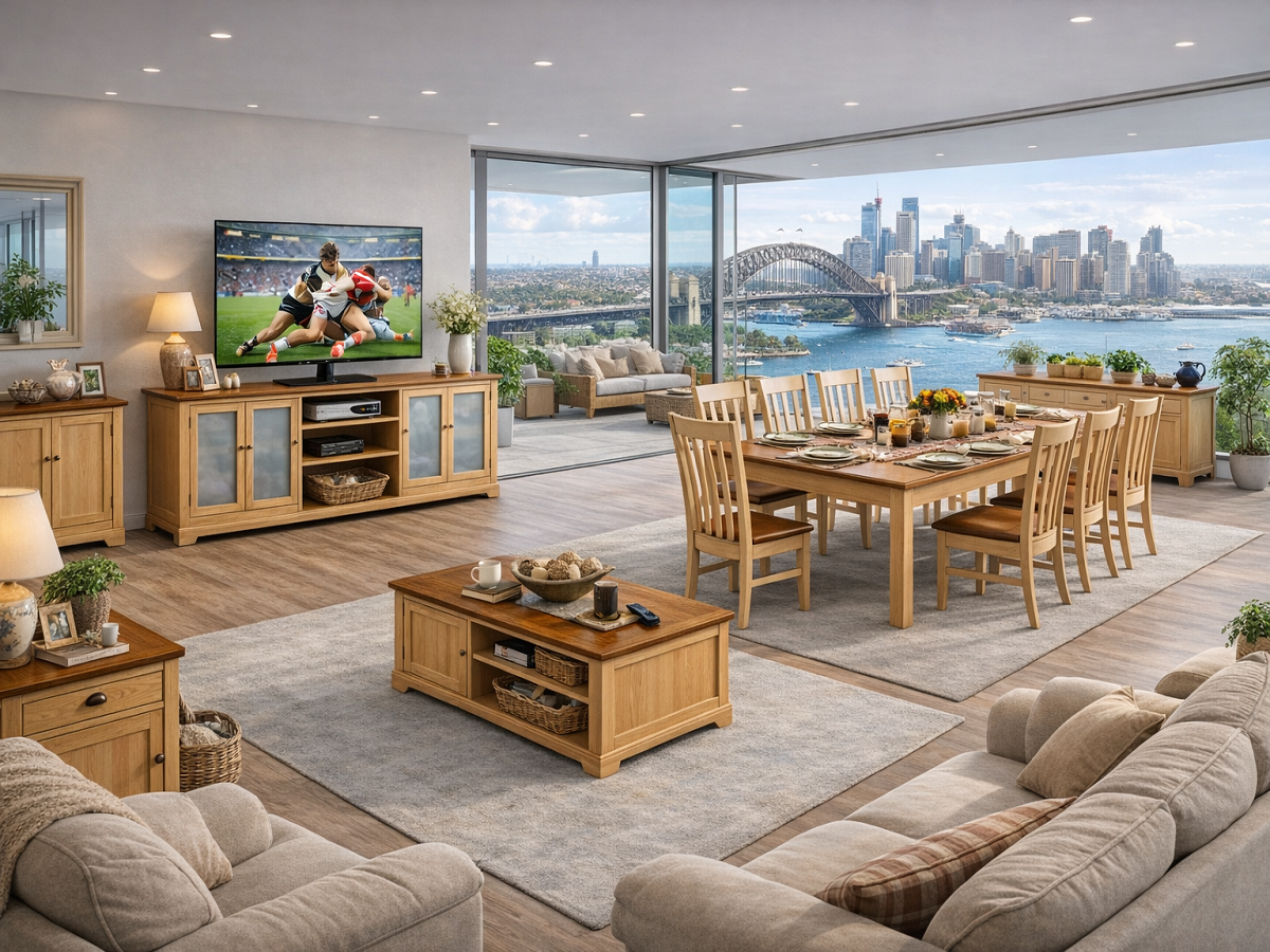 JOE (AUSSIE MADE) LIVING & DINING PACKAGE - ASSORTED COLOURS - STARTING FROM $6999