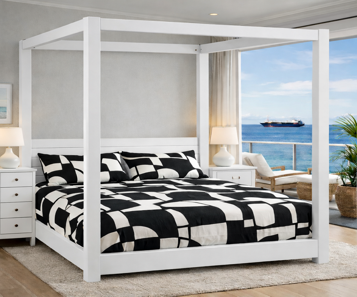 KERASTACE (AUSSIE MADE) 4 POSTER BEDROOM COLLECTION – ASSORTED COLOURS - STARTING FROM $1749