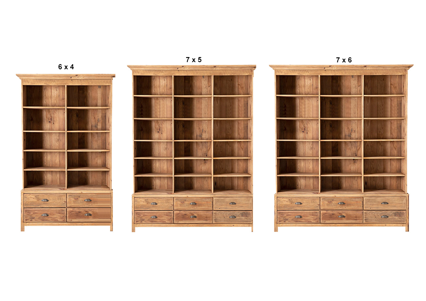 KERASTAGE (AUSSIE MADE) TRIO HIGHLINE BOOKCASE COLLECTION - ASSORTED COLOURS - STARTING FROM $1799