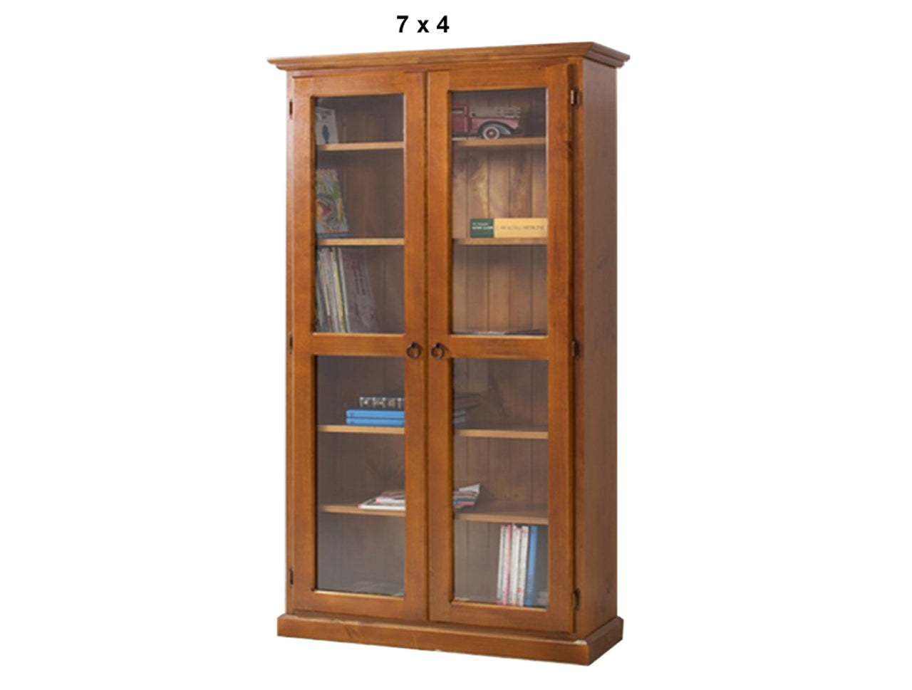 NOOSA (AUSSIE MADE) 2 DOOR LIBRARY UNIT COLLECTION - ASSORTED STAINED COLOURS - STARTING FROM $899