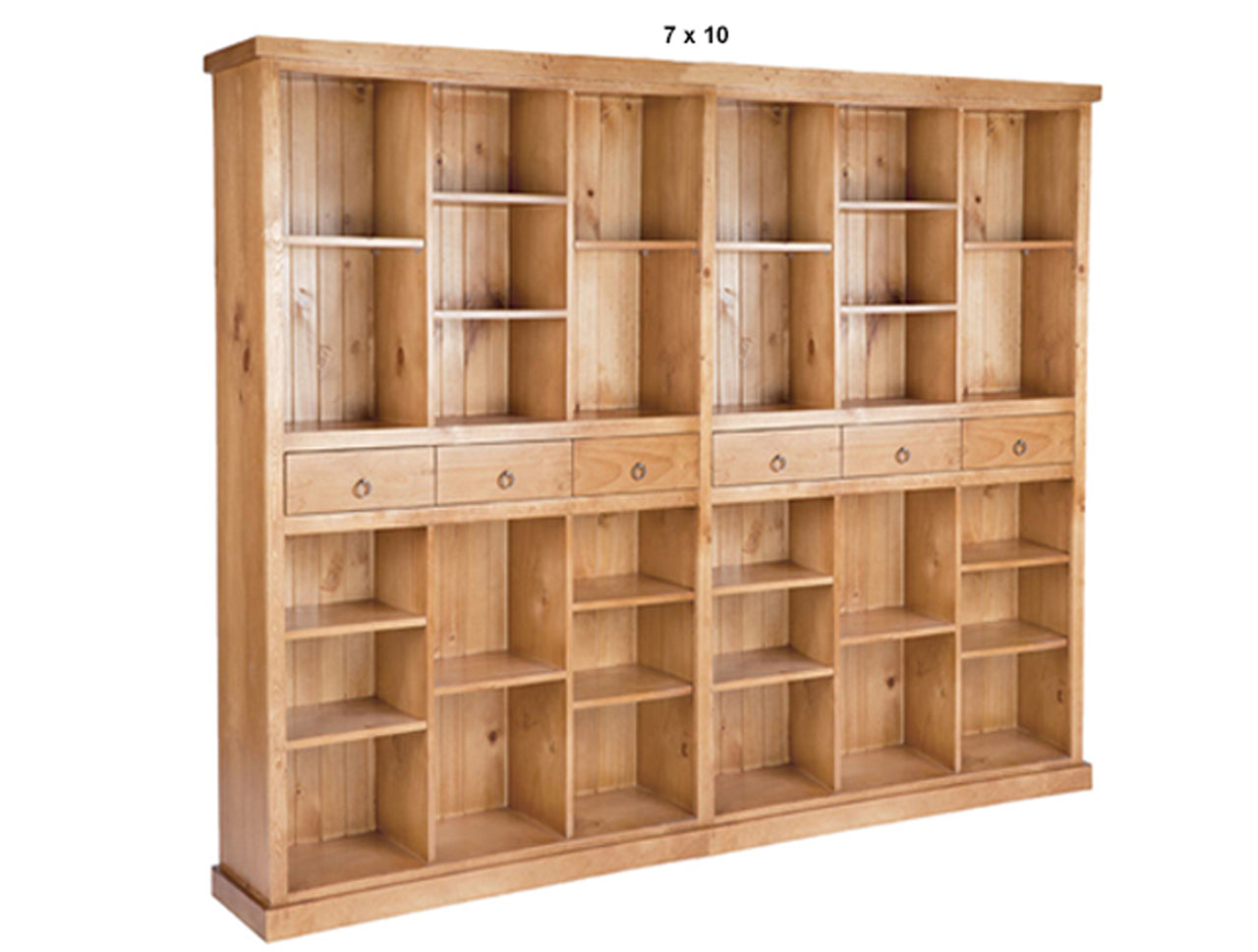 LITHGOW (AUSSIE MADE) BOOKCASE WITH 6 DRAWERS COLLECTION - ASSORTED STAINED COLOURS - STARTING FROM $1899