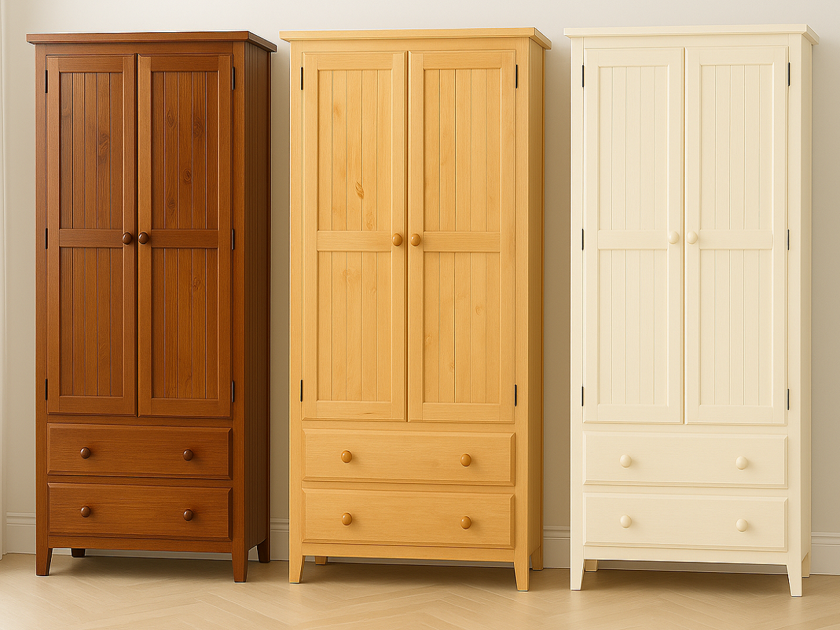 MANILLA (AUSSIE MADE) 2 DOOR / 2 DRAWER WARDROBE COLLECTION - ASSORTED COLOURS - STARTING FROM $899
