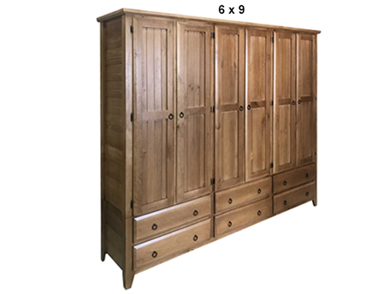 MANILLA (AUSSIE MADE) 6 DOOR / 6 DRAWER WARDROBE COLLECTION - ASSORTED STAINED COLOURS - STARTING FROM $2499
