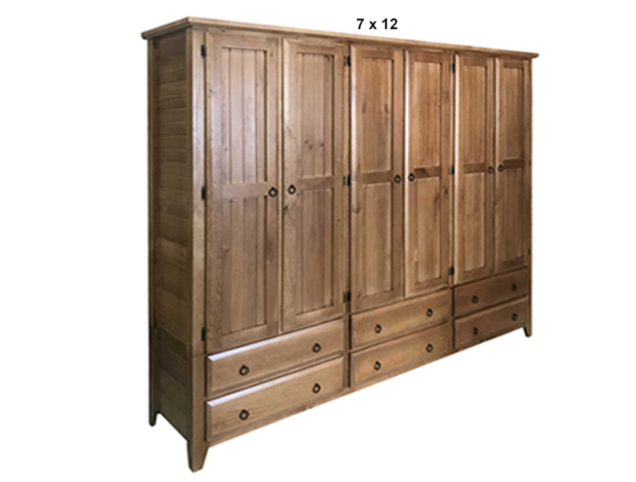 MANILLA (AUSSIE MADE) 6 DOOR / 6 DRAWER WARDROBE COLLECTION - ASSORTED STAINED COLOURS - STARTING FROM $2499
