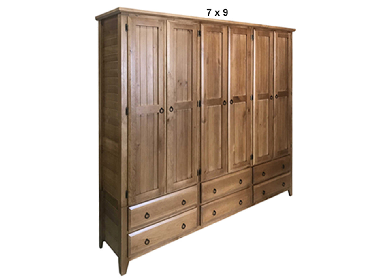 MANILLA (AUSSIE MADE) 6 DOOR / 6 DRAWER WARDROBE COLLECTION - ASSORTED STAINED COLOURS - STARTING FROM $2499