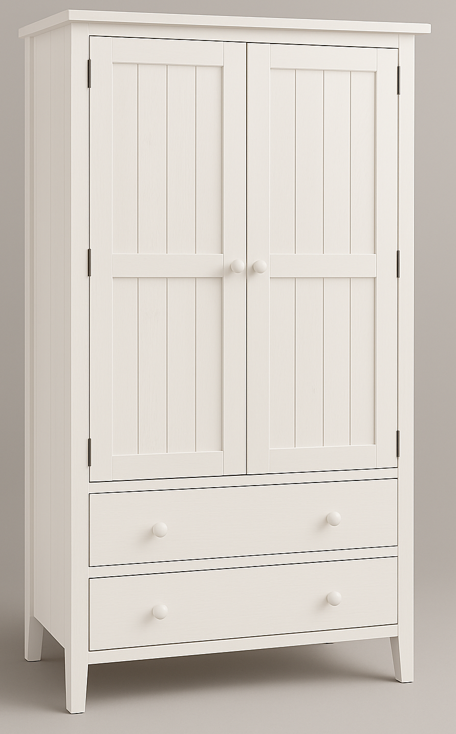 MANILLA (AUSSIE MADE) 2 DOOR / 2 DRAWER FLUSH WARDROBE COLLECTION - ASSORTED STAINED COLOURS - STARTING FROM $899