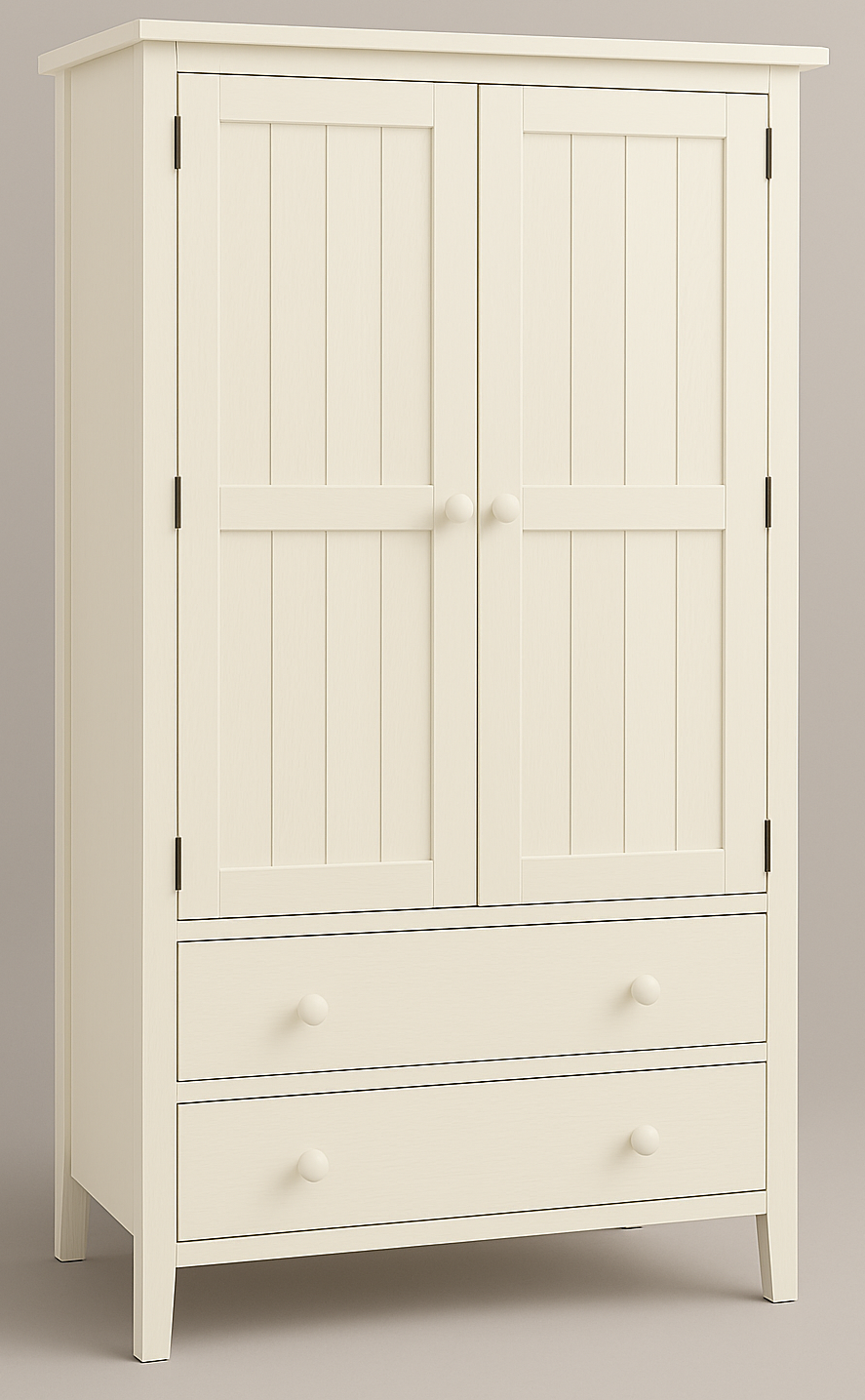 MANILLA (AUSSIE MADE) 2 DOOR / 2 DRAWER FLUSH WARDROBE COLLECTION - ASSORTED STAINED COLOURS - STARTING FROM $899