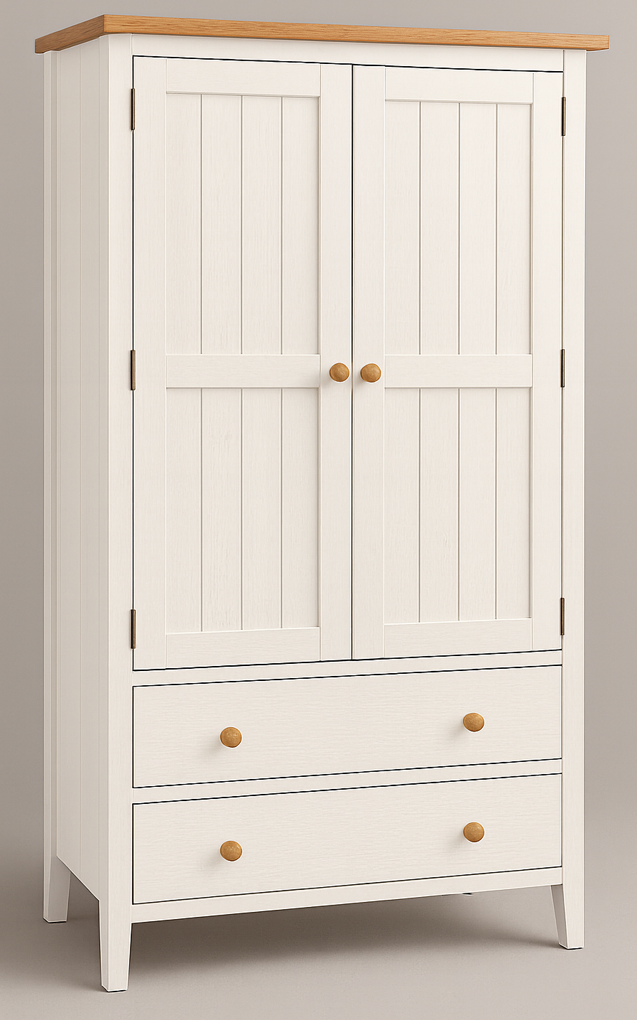 MANILLA (AUSSIE MADE) 2 DOOR / 2 DRAWER FLUSH WARDROBE COLLECTION - ASSORTED STAINED COLOURS - STARTING FROM $899