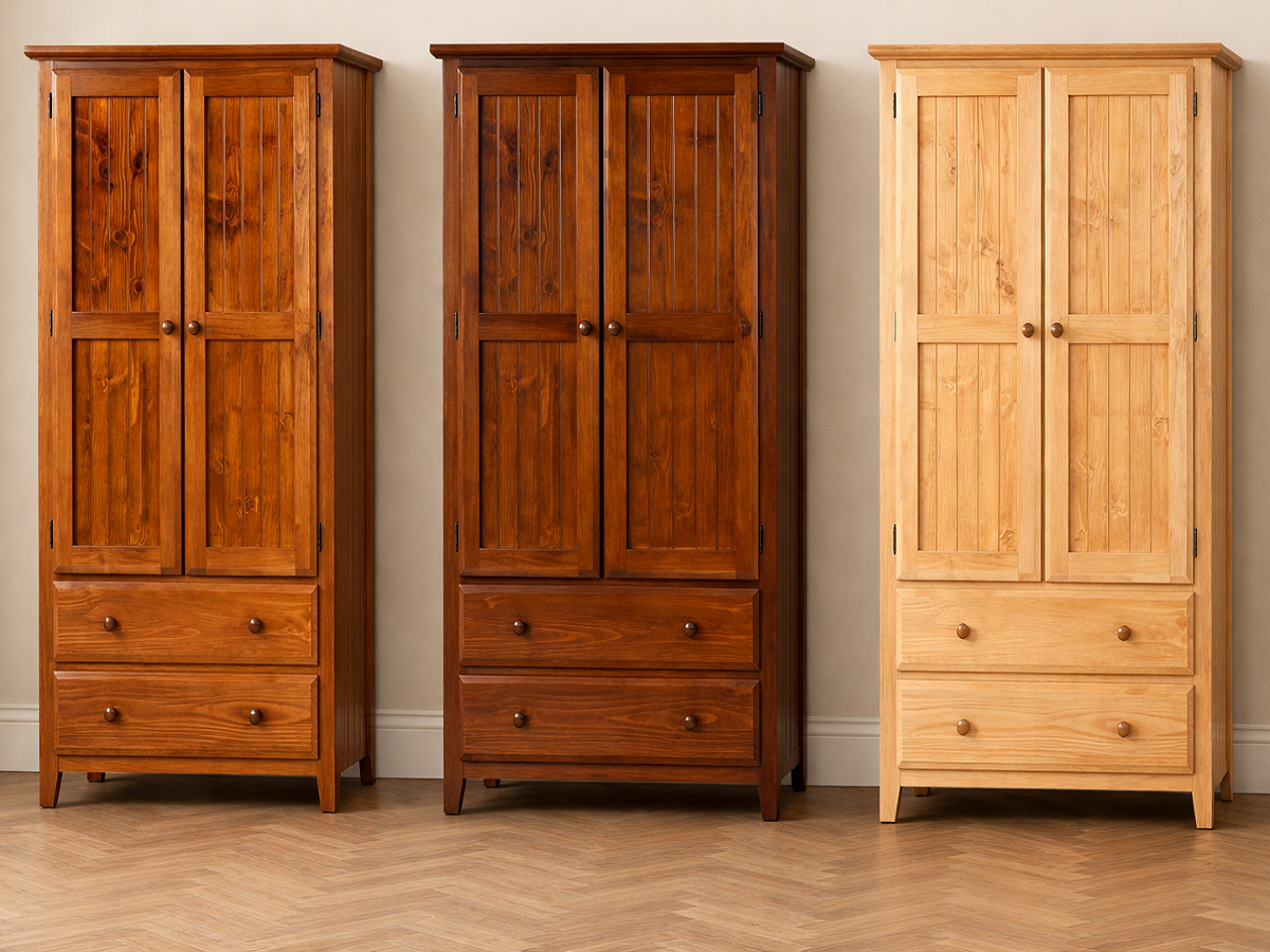 MANILLA (AUSSIE MADE) 2 DOOR / 2 DRAWER WARDROBE COLLECTION - ASSORTED COLOURS - STARTING FROM $899