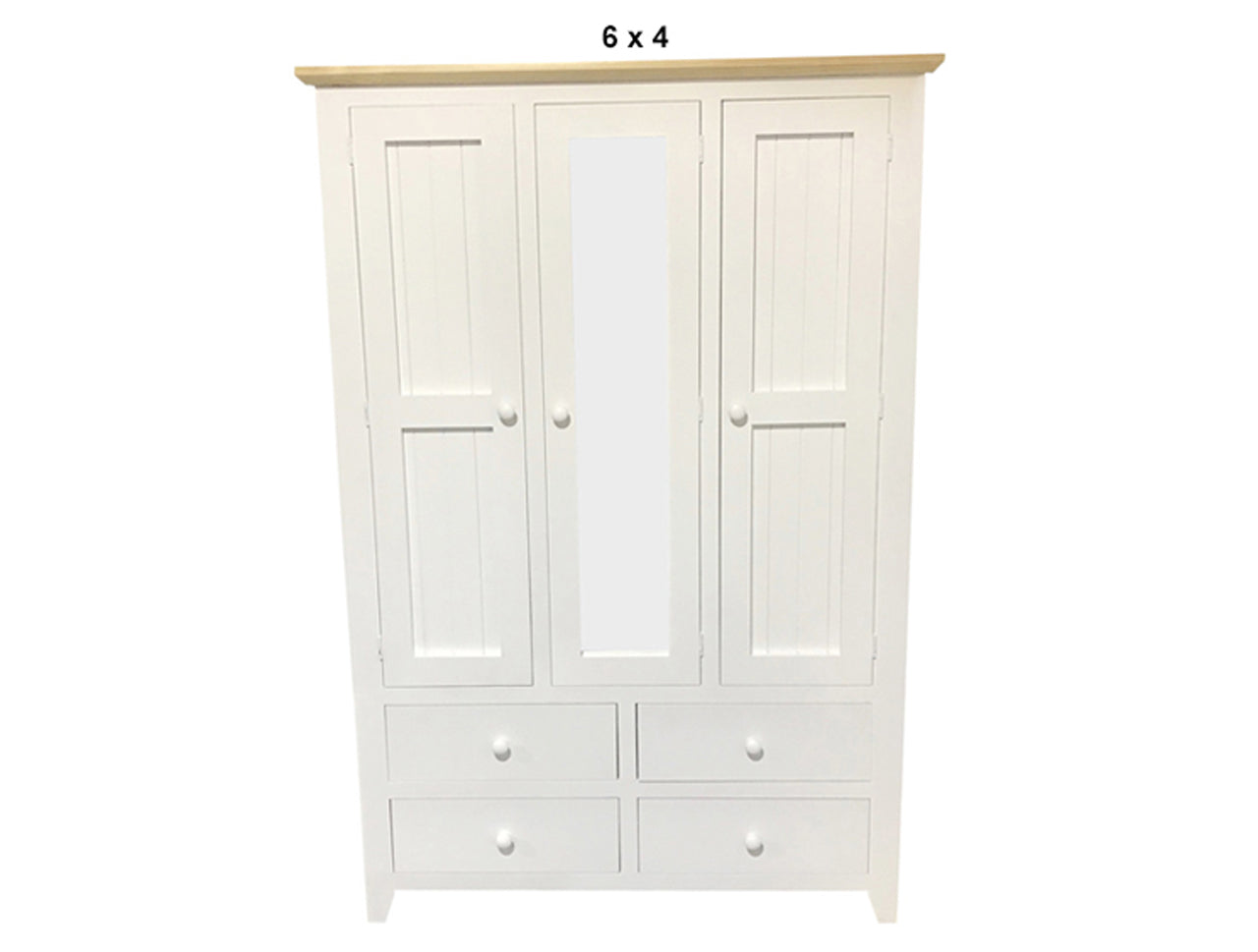 MANILLA (AUSSIE MADE) 3 DOOR & 4 DRAWER FLUSH MIRROR ROBE COLLECTION - ASSORTED PAINTED COLOURS - STARTING FROM $1499
